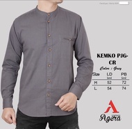 Kemko tangan panjang koko kurta dan kemeja agera vintage/baju muslim pria
