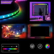 LOVETOUCH Music Game Sync 24" Screen Gaming Amosphere Ambient Smart TV Monitor LED Strip Backlight L