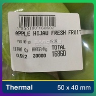 Digital Scale Thermal Sticker Label 50 X 40 mm - 50x40 mm