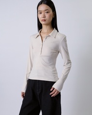 AIMER - Slim Fit Long Sleeve Polo