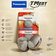 Panasonic CR2450 3V Genuine Lithium Battery 3V 5pcs Per Card cr 2450 car remote battery bateri