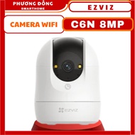 EZVIZ C6N G1 8M INDOOR WIFI CAMERA - 360 Degree Rotation Night Color, TY1/C6N Two-Way Talk - GENUINE