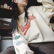 IBUY Women's Casual Pullover Sweatshirt - Contrast Stitching & Raglan Sleeves