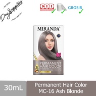 Miranda Premium MC-16 (Ash Blonde) Permanent Hair Color Professional Hair Color/ 70mL