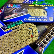 NLK PERFORMANCE ORING GOLD CHAIN RANTAI 415 428 132L PIN RANTAI ORING TAHAN LAMA Y16 Y15 LC135 SRL R