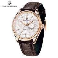 [Original] PAGANI DESIGN Quartz Watch Men Genuine Leather Japan VH65 Movement 200M Waterproof Watch 