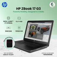 HP ZBook 17 G3 Mobile Workstation (Intel Core i7-6th Gen | 8GB DDR4 RAM | 512GB | Webcam | Win 11)