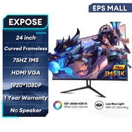 จอมอนิเตอร์ Gaming monitor 32นิ้ว จอคอมพิวเตอร์ 144hz จอคอม 1M/S จอเกมมิ่ง หน้าจอโค้ง จอมอนิเตอร์ d