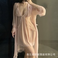 2025醉窖大码性感纯欲睡裙家居性感睡衣套装