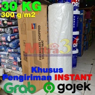 GOJEK! Serat Fiber Roll / Fiberglass Matt / Fiber Glass Mat Tisu Serat