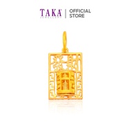 TAKA Jewellery 916 Gold Pendant Clover