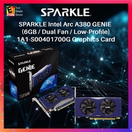 SPARKLE Intel Arc A380 GENIE (6GB / Dual Fan / Low-Profile) - 1A1-S00401700G Graphics Card