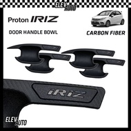 Proton Iriz Carbon Black Door Handle Set Bowl Cover Accessories Bodykit 2014 2015 2016 2017 2018 201