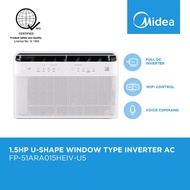 Midea Window Type Aircon Inverter 1.5HP FP-51ARA015HEIV-U5