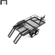 Black RC Car Metal Hitch Mount Trailer Upgrade Parts Accessories for 1/24 RC Trx4m Scx24 Fms24 FMS18