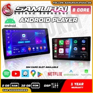 📺 SAMURAIKATANA 360 4+64GB 2+32 GB Car Multimedia MP4 MP5 Player Newest Android Player 8 Core Kereta