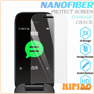 [NIPIAO] Layar Ponsel โล่ฝาครอบป้องกันสำหรับ Nokia 2660 Flip 2.8 'นิ้วโทรศัพท์ HD Nanofiber หน้าจอฟิ