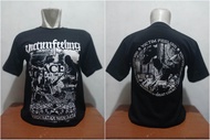 KAOS MUSIK / KAOS BAND PUNK ROCK BUNGA HITAM