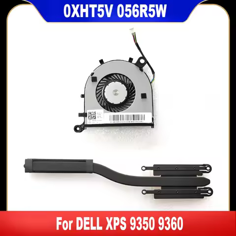 056R5W 0XHT5V New Original For DELL XPS 13 9350 9360 Laptop Cooling Fan Cooler Fan Heatsink AT1FJ001