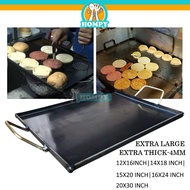 Kuali Burger Empat Segi /Hot Plate Burger/ Thick Burger Plate 4mm /Burger Pan /Kuali Burger Tebal/Ku