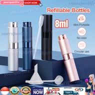 5/8ml perfume refillable bottle Liquid Container atomizer Travel Mini Aluminum spray bottle mist per