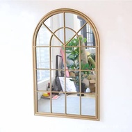 READY STOCK - Cermin Hiasan Dinding Rumah Deko Ala Tingkap Big Size Mirror Wall Deco 60 x 90 cm Gold Frame