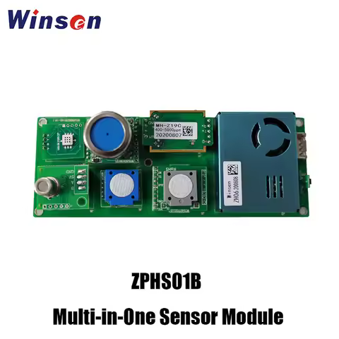 1pc Winsen ZPHS01B Multi-in-One Sensor Module for CO2, PM2.5, CH2O, O3, CO, TVOC, NO2 Temperature, H