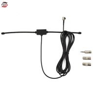1*DAB FM Radio Antenna FM Dipole Aerial Audio Plug Connector,For Stereo Receiver