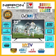 NIPPON NLT-32K600T2 32  INCH DESIGNED IN JAPAN HD SLIM LED TV DIGITAL T2 TUNER