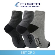Exped Men's Sports Thick Makapal Cotton Ankle Socks 540168 - Set of 3