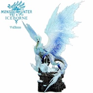 【September】 22cm Game Monster Hunter World Iceborne Velkhana Figure Monster Hunter World Game PS4 Iceborne Dragon Action Figure Toy Model