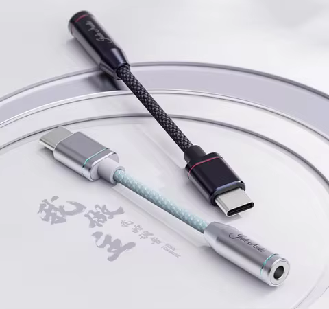 Fiio JA11 HI-RES USB Type C to 3.5mm Earphone Headphone Adapter USB DAC Audio Cable For Phones