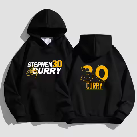 2024 Versatile Trendy new top fashion handsome Curry Basketball Hoodie Gold State Sports Coat Warrio