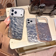 Fold Line Suitable for Apple 17pro max Phone Case iPhone16 Rhinestone Lens Frame 15/14