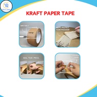 Kraft Paper Tape Brown paper Tape Kraft Matte WRITABLE Paper Tape Brown Paper Tape Gift Packaging