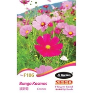 F106 Cosmos, Bunga Kosmos, JC Garden Flower Seed, Biji Benih