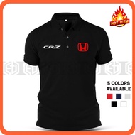 Baju Honda CR-Z CRZ Motorsport Racing Polo T Shirt Cotton Unisex Embroidery Casual T-Shirt Shirts Pa