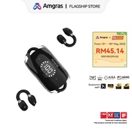 Amgras Spacebuds Ⅳ Pro Bone Conduction Earphone Bluetooth Earbud Wireless Game Earbuds Noise Reducti