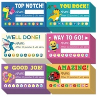 50pcs Attendance Cards Motivate Students Reward Cards Reward Classroom Loyalty Cards Students' Behav