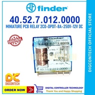 New Relay Finder 40.52 8A 250Vac Coil 12Vdc 40.52.9.012.00