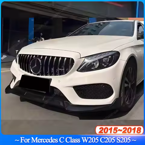 For Mercedes Benz C Class W205 C205 S205 C160 C180 C200 C260 C300 C350e C450 AMG 2015-2018 Front Bum