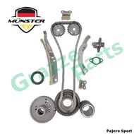 (13pc) Münster Timing Chain Kit Set ME192230 for Mitsubishi Pajero Montero Sport Nativa KH8W 3.2 VGT