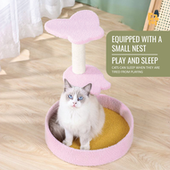 EZPET🐱Colorful Sisal Cat Tree Scratcher 3 Levels Cat Scratcher Pets Kitten Scratching Post Board Cat Toys Kucing 猫爬架