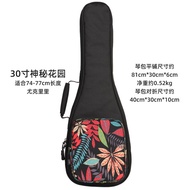 YQ28 Langting30Ukulele Bag-Inch Guitar Bag Bass Ukulele Cotton Bagbaritone ukuleleBackpack