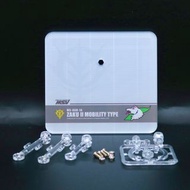 請睇info： 1/144 HGUC RG Robot 魂 Zaku ii Shin Matsunagas use Acrylic printing Base stand 白狼 真 松永專用渣古 專用