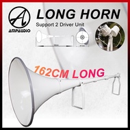 AmpAudio 24" HORN Speaker 24 inch  162cm long Support 2 Driver Unit( For Surau & Masjid Azan )