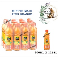 Minute Maid Plus+ Orange Juice Fruit Drinks(300ml x 12btl)