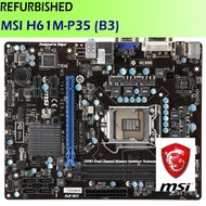 (Refurbished) MSI H61M-P35 (B3) Gaming Motherboard