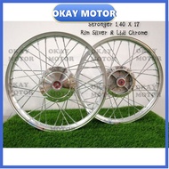 chrome hub alloy rim lidi chrome alloy rim set wave125 lc135 y125 kriss1 ex5dream dash ex5 c70 y110 