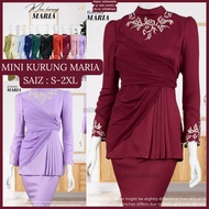 Baju Raya Mini Kurung Maria Kurung Lace Moden Kurung Hitam Baju Tunang Bridesmaid Konvokesyen Baju K